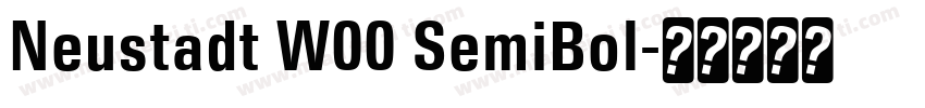 Neustadt W00 SemiBol字体转换